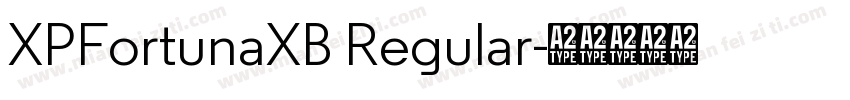 XPFortunaXB Regular字体转换